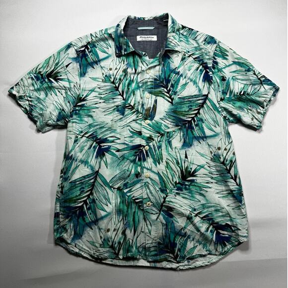 Tommy Bahama The Veracruz Cay Men's Floral Button Up Hawaiian Shirt - Size M - Picture 1 of 5